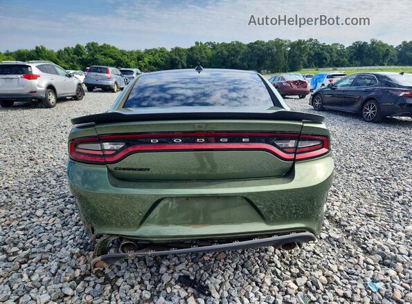 2C3CDXCT4PH531731 2023 DODGE CHARGER Green Widok z tyłu
