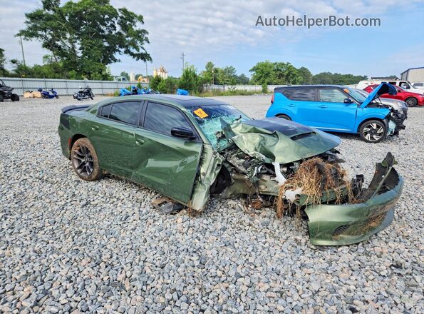 2C3CDXCT4PH531731 2023 DODGE CHARGER Green Przód prawy