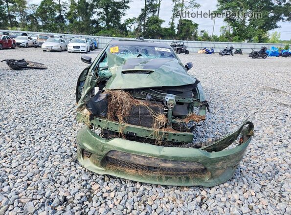 2C3CDXCT4PH531731 2023 DODGE CHARGER Green Widok z przodu