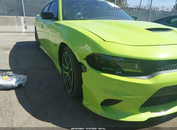 2C3CDXCT4PH704129 2023 DODGE CHARGER Green Vista frontal