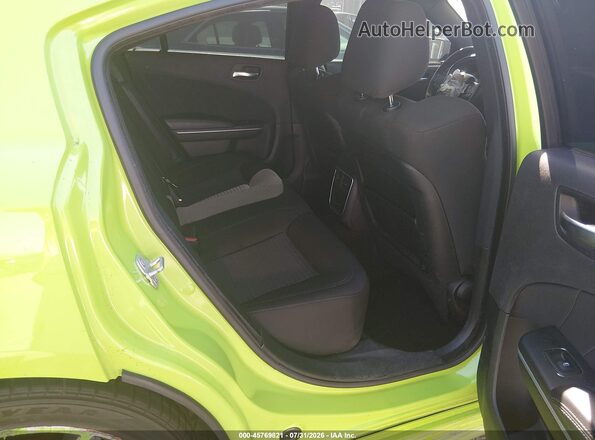 2C3CDXCT4PH704129 2023 DODGE CHARGER Green Vista de la etiqueta del VIN