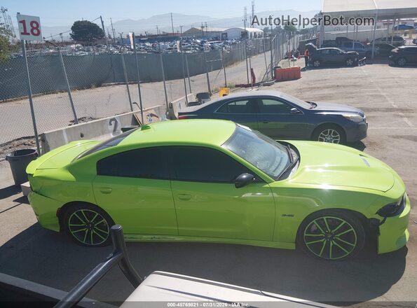 2C3CDXCT4PH704129 2023 DODGE CHARGER Green Vista interior trasera