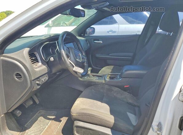 2C3CDXCT5GH105191 2016 DODGE CHARGER White Front interior view