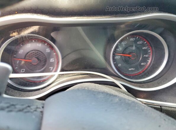 2C3CDXCT5GH105191 2016 DODGE CHARGER White Instrument cluster view