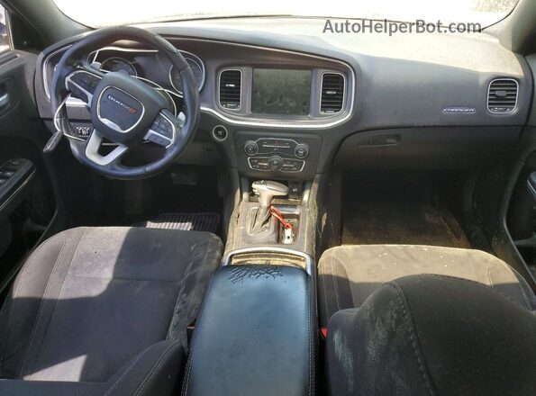 2C3CDXCT5GH105191 2016 DODGE CHARGER White Dashboard view