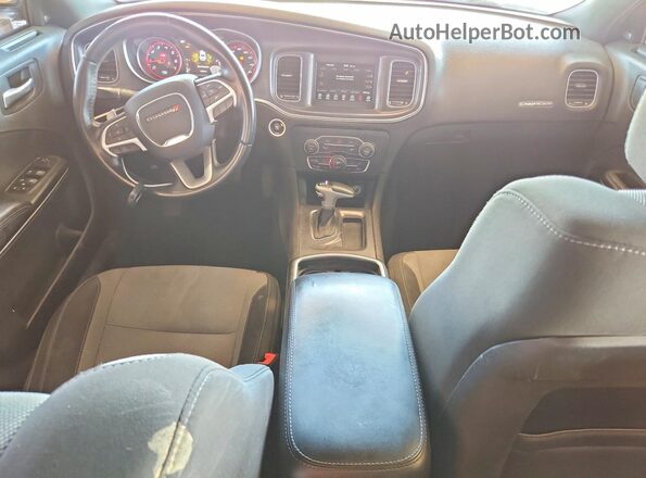 2C3CDXCT5GH110567 2016 DODGE CHARGER Gray Widok deski rozdzielczej