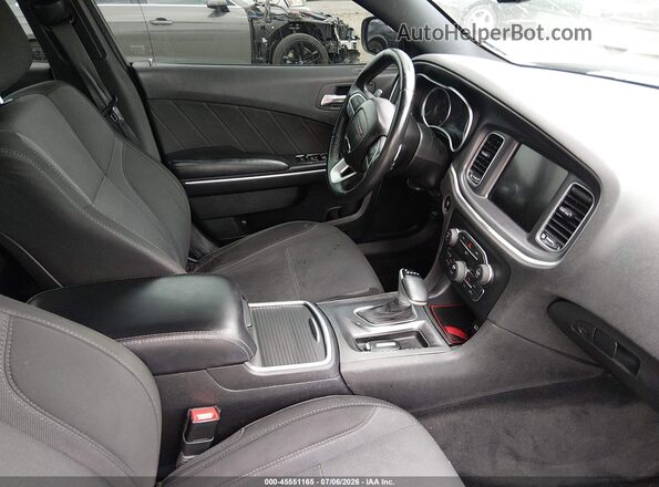 2C3CDXCT5GH203850 2016 DODGE CHARGER Silver Widok wnętrza z przodu
