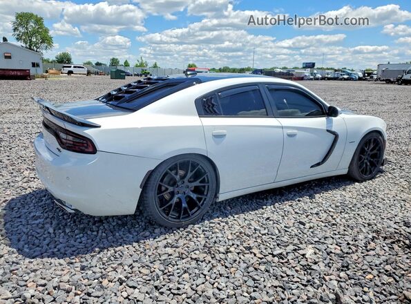 2C3CDXCT5JH193019 2018 DODGE CHARGER White უკანა მარჯვენა