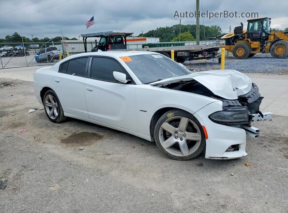 2C3CDXCT5JH233602 2018 DODGE CHARGER Белый Передняя правая четверть