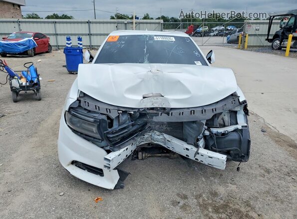 2C3CDXCT5JH233602 2018 DODGE CHARGER Белый Вид спереди