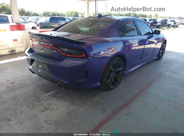 2C3CDXCT5KH522657 2019 DODGE CHARGER Purple Tył prawy