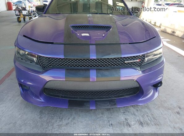 2C3CDXCT5KH522657 2019 DODGE CHARGER Purple Widok zestawu wskaźników