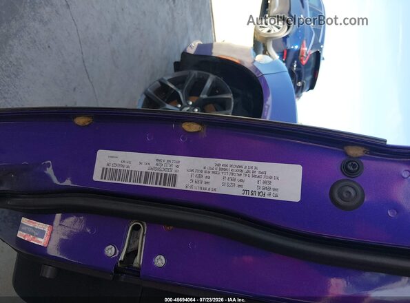 2C3CDXCT5KH522657 2019 DODGE CHARGER Purple Widok komory silnika
