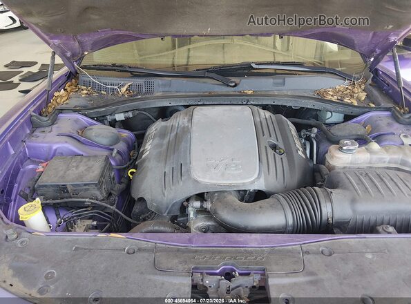 2C3CDXCT5KH522657 2019 DODGE CHARGER Purple Widok z tyłu