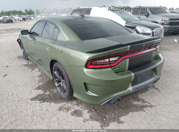 2C3CDXCT5KH666838 2019 DODGE CHARGER Green Հետևի ձախ