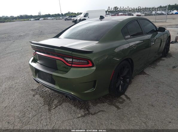 2C3CDXCT5KH666838 2019 DODGE CHARGER Green Հետևի աջ