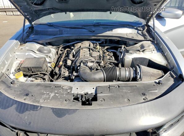 2C3CDXCT5LH131123 2020 DODGE CHARGER Silver Vista interior trasera