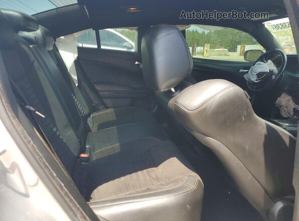 2C3CDXCT5LH204751 2020 DODGE CHARGER Silver Rear seats view