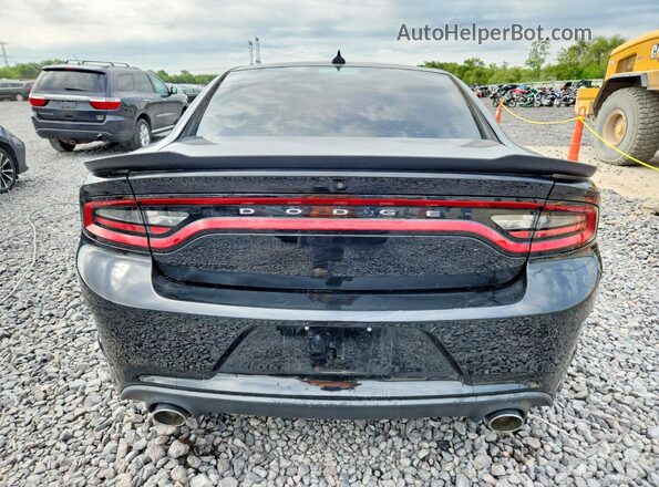 2C3CDXCT5LH232761 2020 DODGE CHARGER Black Հետևի տեսք