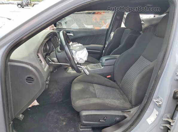 2C3CDXCT5NH235629 2022 DODGE CHARGER Gray წინა სალონის ხედი
