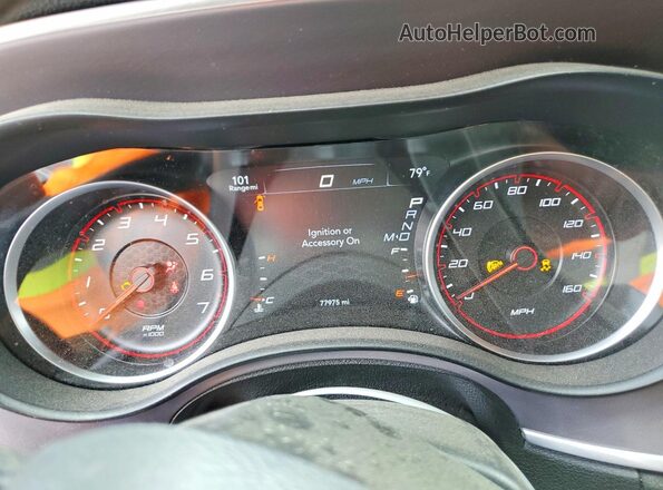 2C3CDXCT5NH235629 2022 DODGE CHARGER Gray ხელსაწყოთა პანელის ხედი