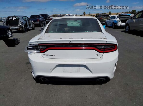 2C3CDXCT5PH581232 2023 DODGE CHARGER White Widok z tyłu