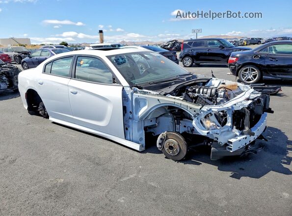 2C3CDXCT5PH581232 2023 DODGE CHARGER White Przód prawy