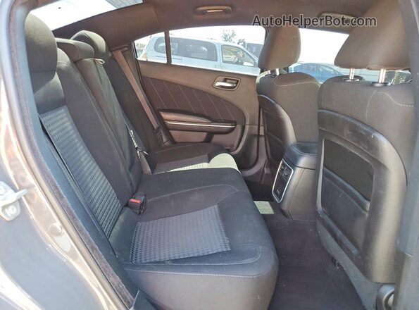 2C3CDXCT5PH589430 2023 DODGE CHARGER Gray Rear seats view