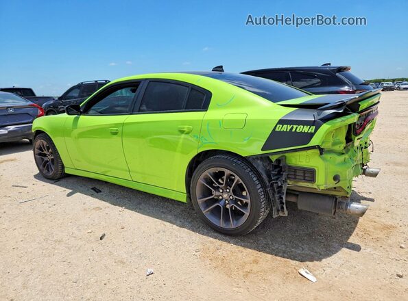 2C3CDXCT5PH604136 2023 DODGE CHARGER Green Rear left
