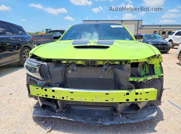 2C3CDXCT5PH604136 2023 DODGE CHARGER Green Front view