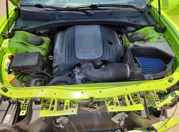 2C3CDXCT5PH604136 2023 DODGE CHARGER Green Rear interior view