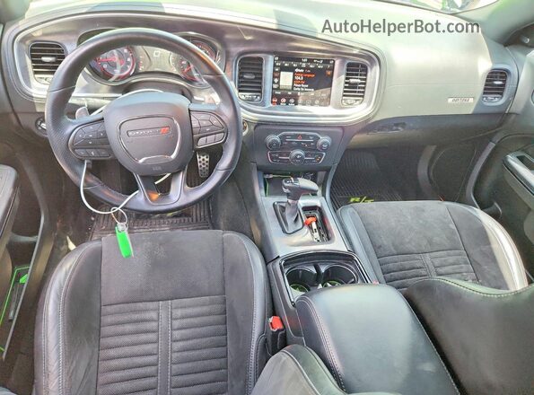 2C3CDXCT5PH604136 2023 DODGE CHARGER Green Dashboard view
