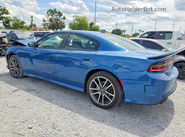 2C3CDXCT5PH632261 2023 DODGE CHARGER Blue უკანა მარცხენა