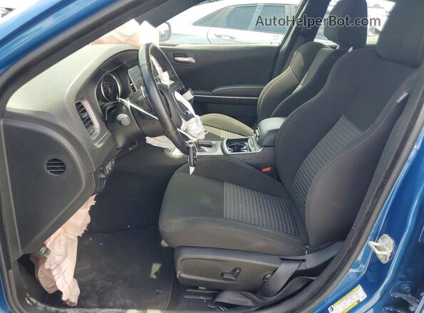 2C3CDXCT5PH632261 2023 DODGE CHARGER Blue წინა სალონის ხედი