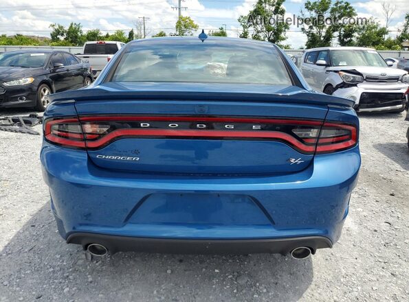 2C3CDXCT5PH632261 2023 DODGE CHARGER Blue უკანა ხედი