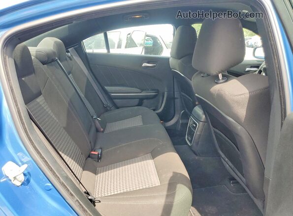2C3CDXCT5PH632261 2023 DODGE CHARGER Blue უკანა სავარძლების ხედი