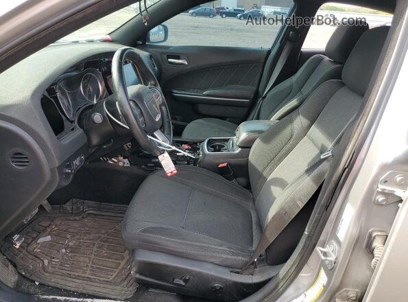 2C3CDXCT6GH203579 2016 DODGE CHARGER Silver Vista interior delantera