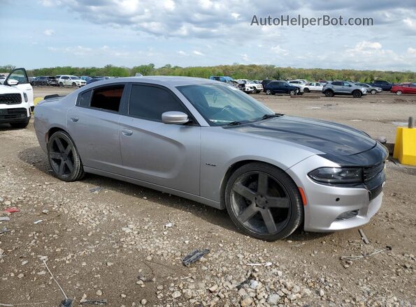 2C3CDXCT6GH203579 2016 DODGE CHARGER Silver Delantero derecho