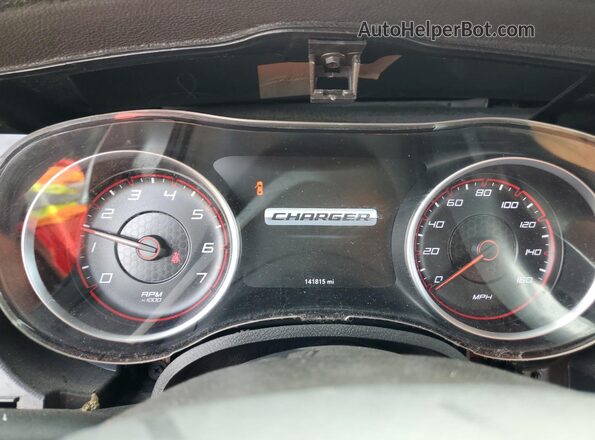2C3CDXCT6GH203579 2016 DODGE CHARGER Silver Vista del cuadro de instrumentos