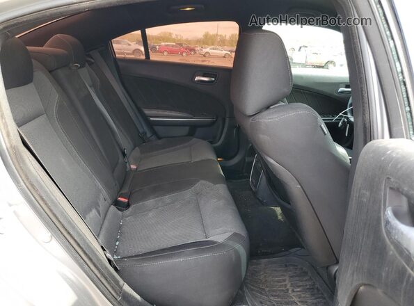 2C3CDXCT6GH203579 2016 DODGE CHARGER Silver Vista de los asientos traseros