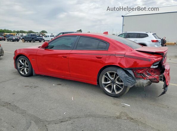 2C3CDXCT6GH237523 2016 DODGE CHARGER Red Задня ліва чверть