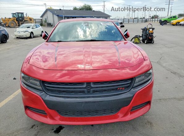 2C3CDXCT6GH237523 2016 DODGE CHARGER Red Вид спереду