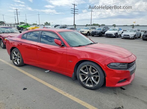 2C3CDXCT6GH237523 2016 DODGE CHARGER Red Передня права чверть