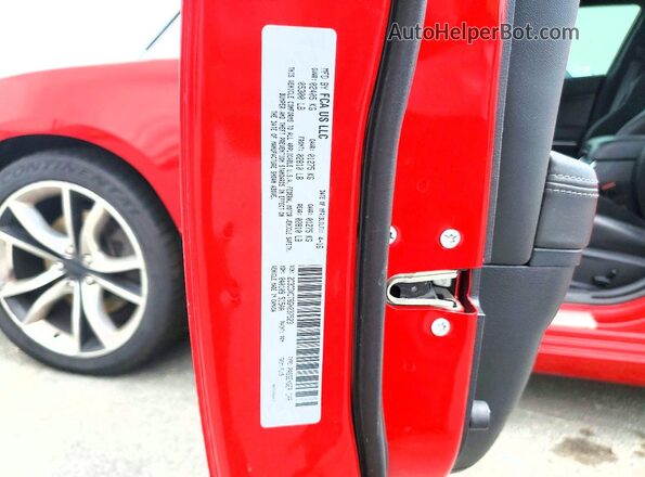 2C3CDXCT6GH237523 2016 DODGE CHARGER Red Вид підкапотного простору