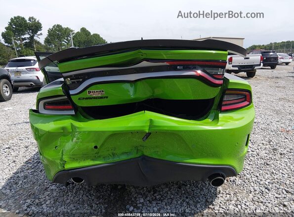 2C3CDXCT6HH579118 2017 DODGE CHARGER Green Widok z przodu