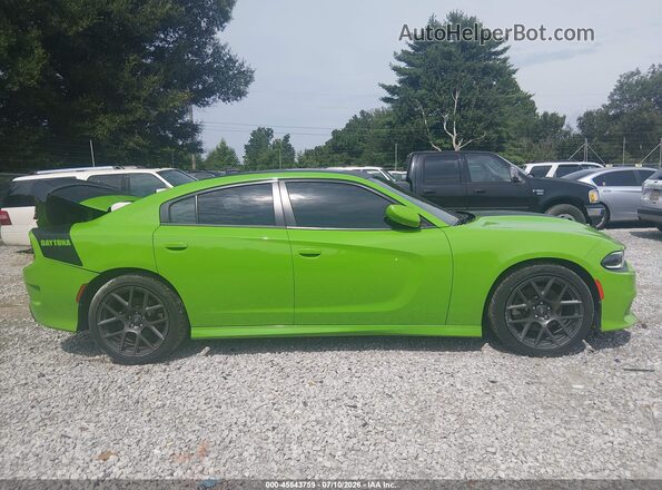 2C3CDXCT6HH579118 2017 DODGE CHARGER Green Widok wnętrza z tyłu