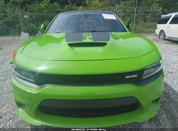 2C3CDXCT6HH579118 2017 DODGE CHARGER Green Widok zestawu wskaźników