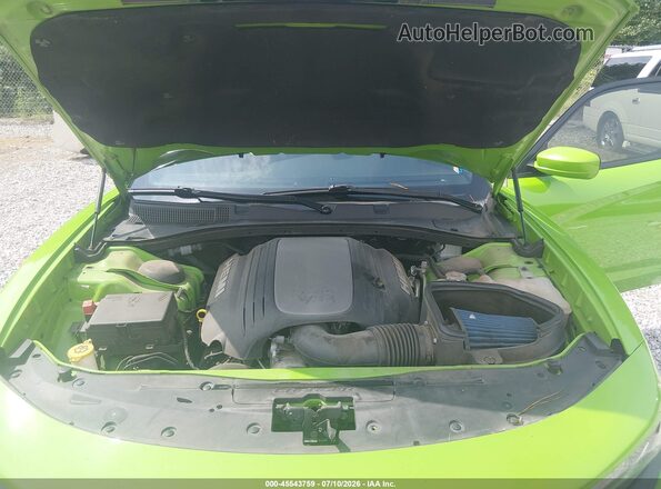 2C3CDXCT6HH579118 2017 DODGE CHARGER Green Widok z tyłu