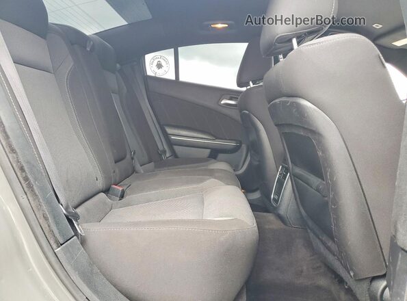 2C3CDXCT6JH125327 2018 DODGE CHARGER Gray Widok tylnych siedzeń