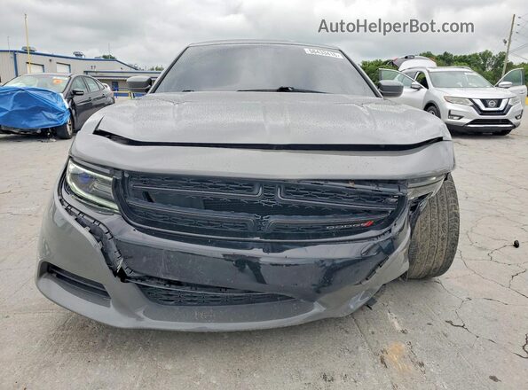 2C3CDXCT6JH125327 2018 DODGE CHARGER Gray Widok z przodu